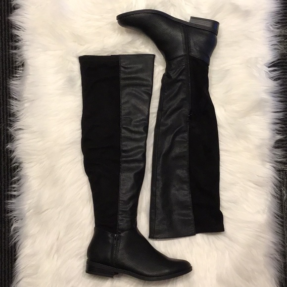 Rocket Dog Shoes - New Rocket Dog Black Over The Knee Boot